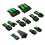 Kabelio prailginimo rinkinys Kolink COREPRO-EK-12VT1-GRN 12V 2x6 Venom Green