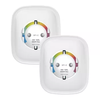 Gosund WiFi išmanusis kištukinis lizdas SP1-HE dviejų vienetų rinkinys, suderinamas su „HomeKit“, 16 A, 2 vnt.
