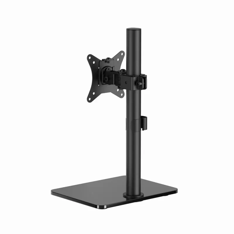 Monitoriaus stalo stovas GEMBIRD MS-D1ST-03 pilno judesio 17–32 colių ekranams, plieninis, juodas, VESA 75x75–100x100, 9 kg