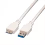 VALUE USB laidas - USB Type A (M) į Micro USB Type B (M)