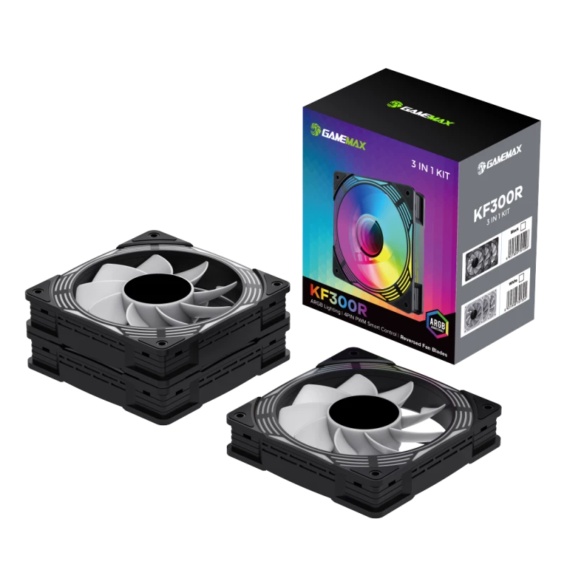 Gamemax | Korpuso ventiliatorius | KF300R BK | Juodas