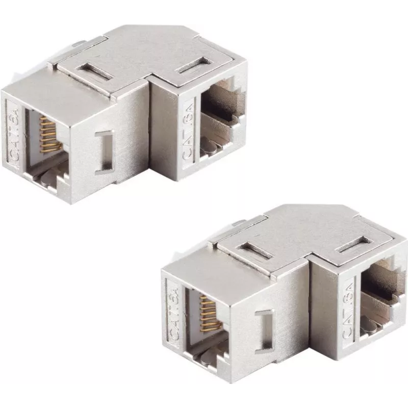 ShiverPeaks BS08-10004-2 RJ45 jungtis CAT 6A kampuota STP, 2 vnt.