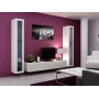 Cama TV stovas VIGO '180' 30/180/40 baltas/baltas blizgus