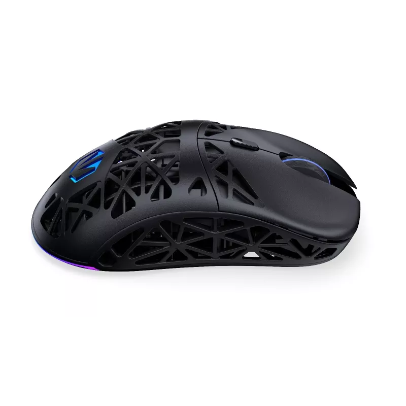 Belaidė žaidimų pelė ENDORFY LIV — dešiniarankė, optinė 12000 DPI, Bluetooth/2.4 GHz, laidinis USB-A/USB-C, 5 mygtukai, aRGB apšvietimas
