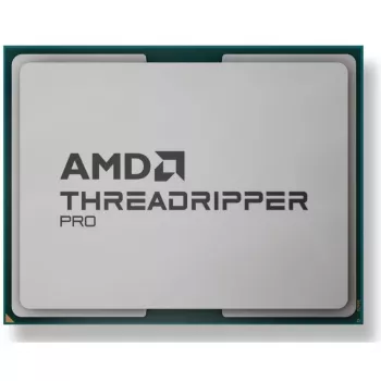 Staliniam kompiuteriui skirtas procesorius AMD Ryzen Threadripper PRO 9985WX, 64 branduoliai, 3,2 GHz bazinis, 5,4 GHz Boost, Socket sTR5, aštuonių kanalų DDR5, 256 MB L3, Tray