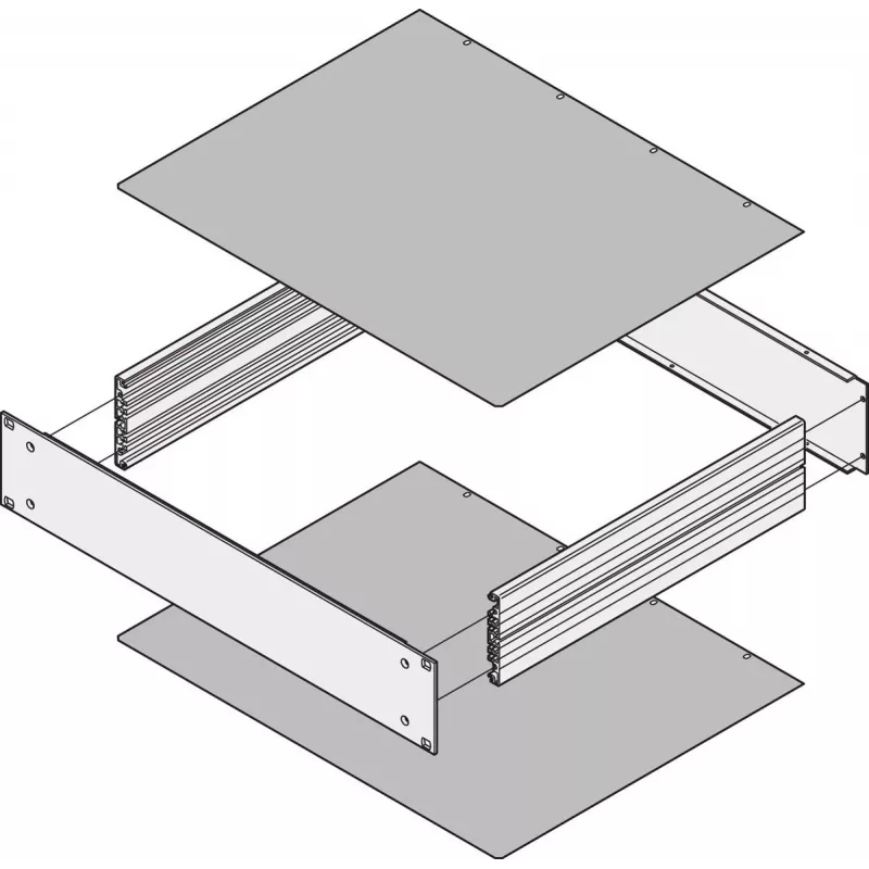 SCHROFF Abdeckblech 400T Geschlossen (30860504)