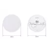 Lubinis šviestuvas Tellur Tellur WiFi LED 24W Round — išmanus LED lubinis šviestuvas, 24W, Wi‑Fi valdymas, apvalus
