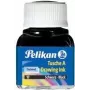 Pelikan Drawing Ink A, Turinys: 10 ml stikliniame buteliuke, karminrot (2) ypač tinka brėžimo plunksnai, piešimo plunksnai, teptukui (201517)