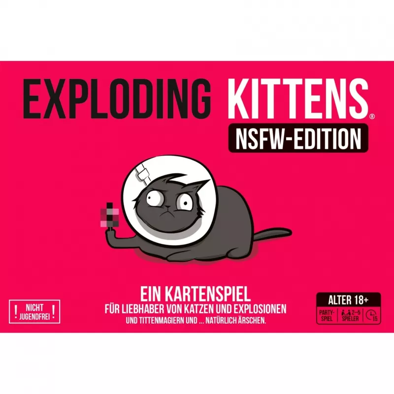 Exploding Kittens - NSFW leidimas, kortų žaidimas