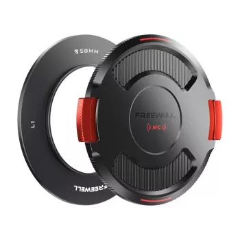 Objektyvo pagrindo žiedas Freewell FW-L1-BL58 58 mm su dangteliu, skirtas Real Locking VND