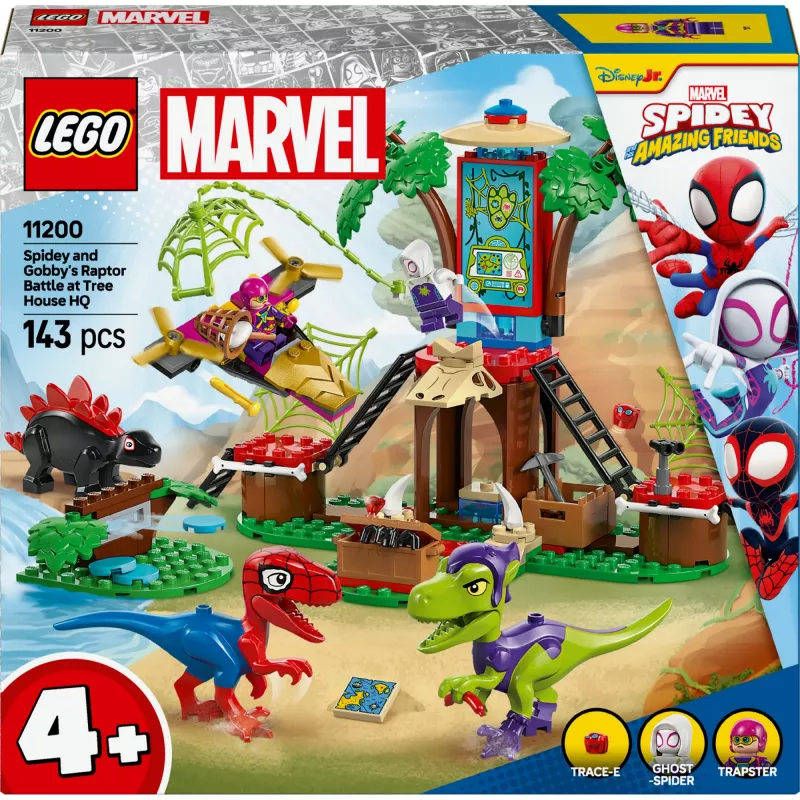 LEGO MARVEL 11200 Spidey and Gobby’s Raptor Battle at Tree House HQ
