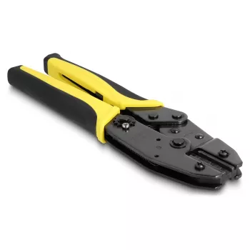 DeLOCK 90546 kabelių užspaudimo įrankis Užspaudimo įrankis Juoda, geltona 60 mm 218 mm 17 mm