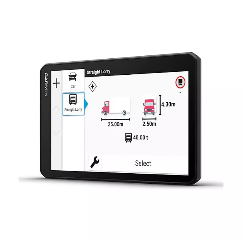 Navigator Garmin dēzl LGV720 6.95 colių TFT jutiklinis ekranas 32GB Juodas