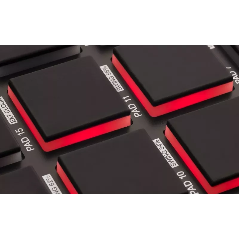 Audio maišytuvas Akai MPD218 juodas 16 pagalvėlių USB MIDI valdiklis