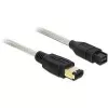 FireWire A/B laidas DeLOCK 82597 3,0 m pilkas