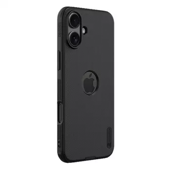 Apsauginis dėklas Nillkin iPhone 16 Plus Super Frosted Pro — juodas, plonas kietas kevalas