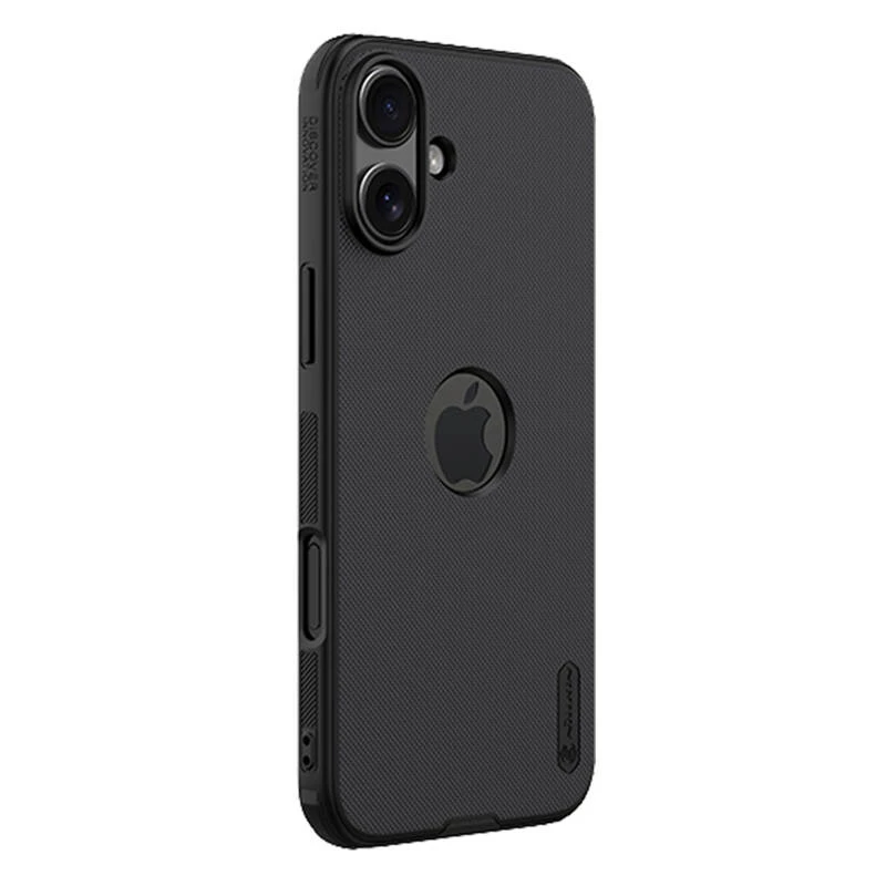 Apsauginis dėklas Nillkin iPhone 16 Plus Super Frosted Pro — juodas, plonas kietas kevalas