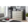 Komoda viršus e shop Malwa M8 120 cm Sonoma ąžuolo spalvos — didelė komoda