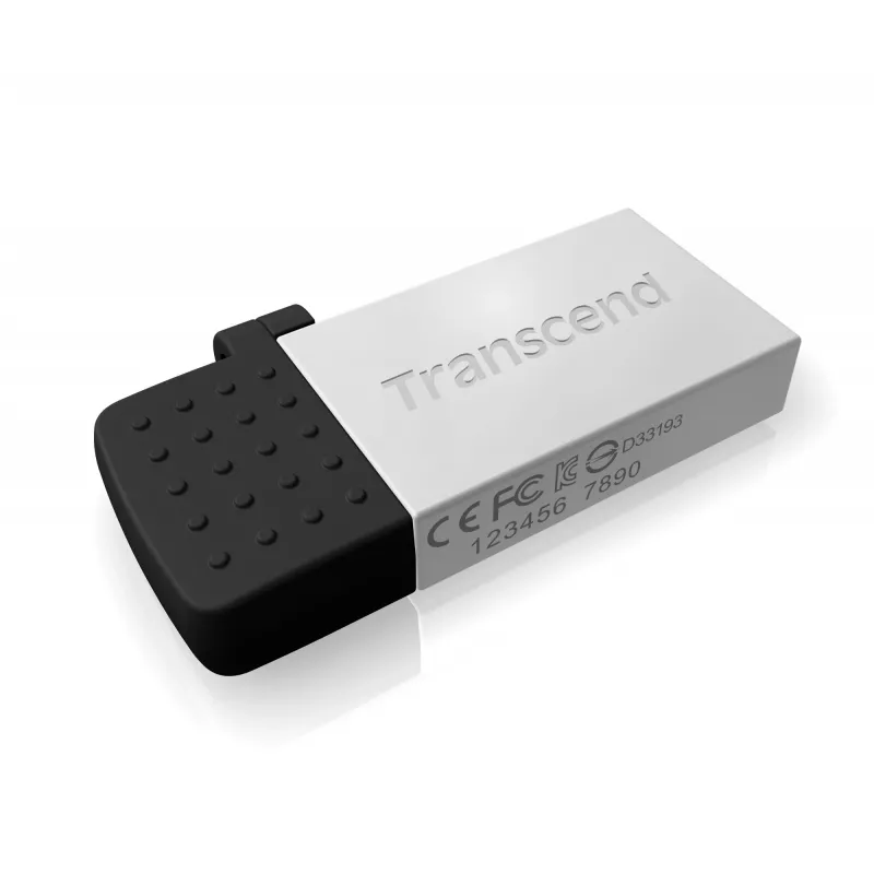 Transcend JetFlash Mobile 380 - USB atmintukas - 16GB - USB2.0 - Sidabrinis (TS16GJF380S)