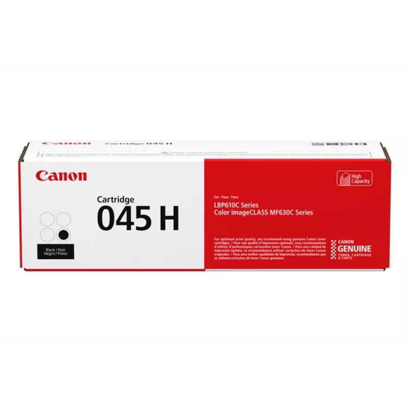 Canon 045 H dažų kasetė 1 vnt. Originali juoda