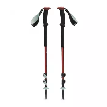 Trekking lazdelės Juoda Diamond Trail Trekking Poles Iron Red