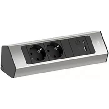 Maitinimo šakotuvas Bachmann CASIA 2 su 2x CEE7/3 lizdais ir 1x USB A/C 22W