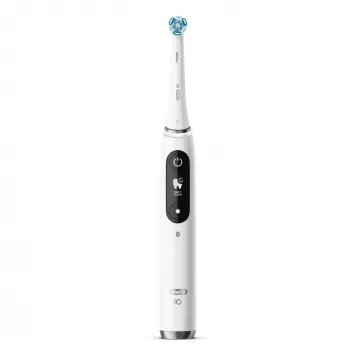 Oral-B iO 9N Suaugusiųjų vibruojantis dantų šepetėlis Baltas