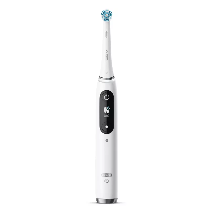 Oral-B iO 9N Suaugusiųjų vibruojantis dantų šepetėlis Baltas
