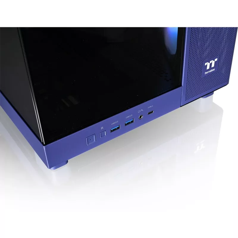 View 380 XL TG ARGB, korpusas violetinis, grūdintas stiklas x 2