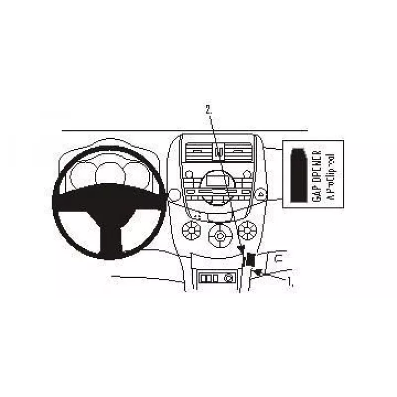 Brodit 853754 automobilinis laikiklis