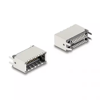 Smeigtukų jungtis DeLOCK 67194 baltas tiesus 1 vnt. 13 mm