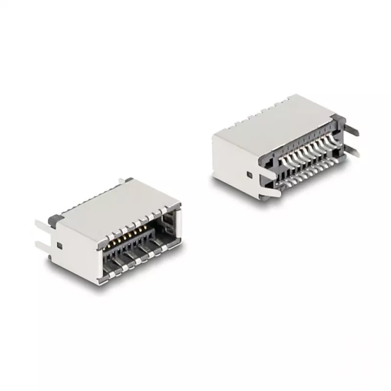 Smeigtukų jungtis DeLOCK 67194 baltas tiesus 1 vnt. 13 mm