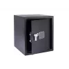 Biuro seifas Yale YSV/390/DB2 — 40 l plieno seifas, juodas, kombinuota spyna, montuojamas ant grindų / sienos