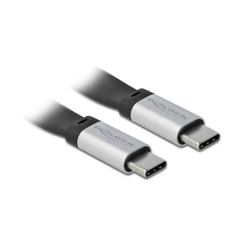 USB laidas DeLOCK 85926 USB 3.2 Gen 2 0,22 m USB C juoda sidabrinė