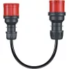 go-e adapterių rinkinys Gemini flex 11 kW, 3 dalių rinkinys (juodas, 30 cm)