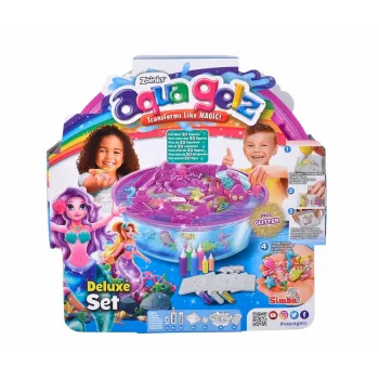 SIMBA Aqua Gelz rinkinys Magic Mermaids žaidimų rinkinys, modelis 106322568, kūrybos rinkinys su vandeniu aktyvuojamais gelio karoliukais