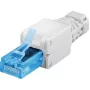 Microconnect KON521TL RJ45 laido jungtis balta