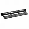 Patch panel 1U LANBERG PPKS-1124-B, 24 prievadų, 1U, ABS, juodas, 482,6×44,5×154 mm
