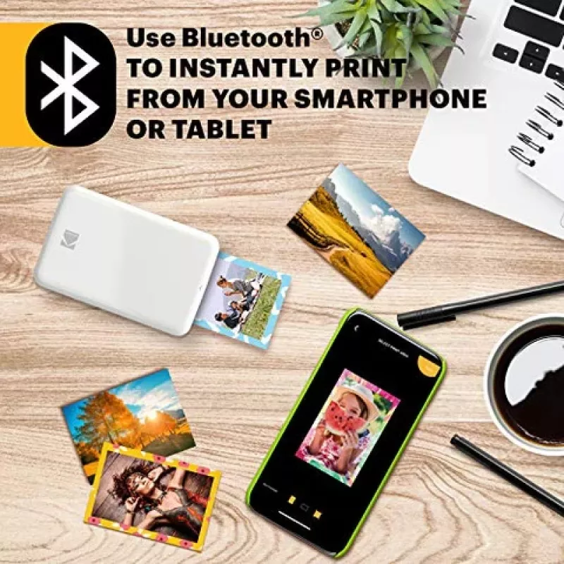 Kodak STEP RODMP20AMZW mobilus nuotraukų spausdintuvas ZINK 2x3'' Bluetooth