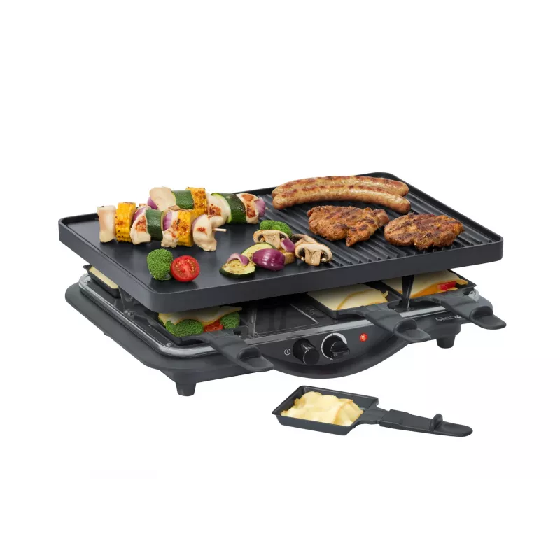 Raclette Grill Steba RC 28 8 asmenims 1400 W Juoda Chromas