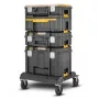 Įrankių laikymo dėklas DeWalt DWST83346-1, aliuminis, atsparus vandeniui, 23 l, 332×301×440 mm, juodas