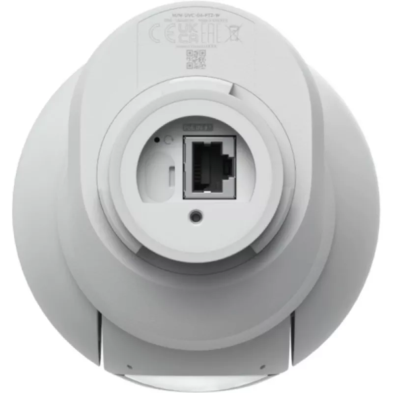 IP apsaugos kamera UBIQUITI G6 PTZ — 3864×2160, sferinė, vidaus/lauko, laidinė, lubų/sienos/stulpo montavimas, 350° pasukimas, 109,9°×56,7° matymo kampai