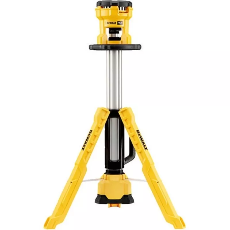 Laisvai pastatomas darbo žibintas DeWalt DCL079-XJ LED 3000 lm, nešiojamas, juodas/geltonas, maitinamas baterijomis, 11 val. veikimo trukmė