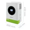 Hibridinis saulės inverteris Off-Grid 6200W | 120A