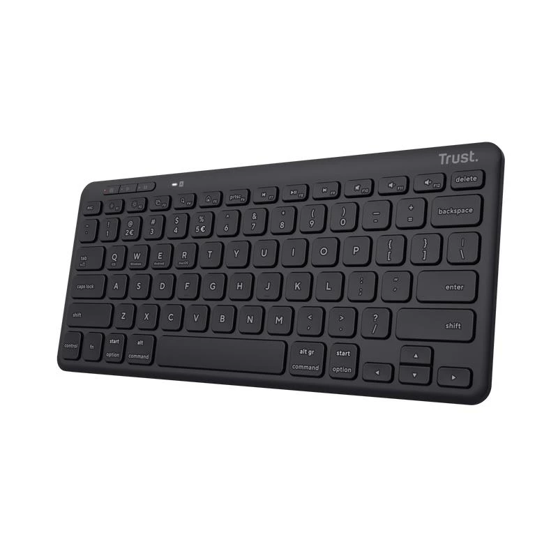 Trust Lyra klaviatūra universali RF belaidė + Bluetooth QWERTY US English juoda