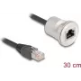 Tinklo kabelis DeLOCK 88187 0,3m Cat5e S/UTP RJ-45 juodas sidabrinis