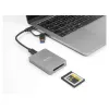 DeLOCK USB Type-C Card Reader skaitytuvas CFexpress XQD Aliuminis Pilka 10000 Mbit/s