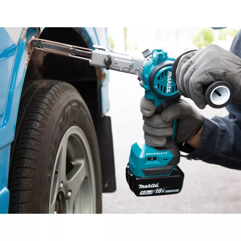 Makita DBS180Z nešiojamasis šlifuoklis Detalus šlifuoklis Juoda, Mėlyna