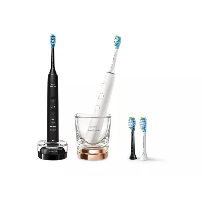 Philips Sonicare DiamondClean HX9914/61 elektrinis dantų šepetėlis Suaugusiems Sonic dantų šepetėlis Juoda, Balta