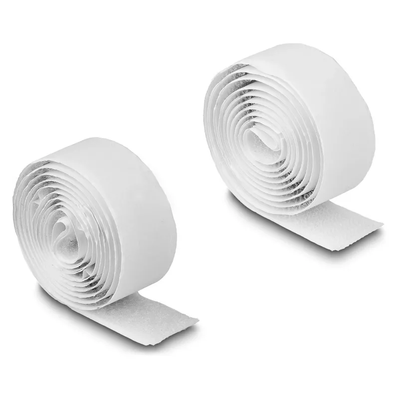DeLOCK užkabinama juosta lipni 1 m ilgio x 20 mm pločio balta